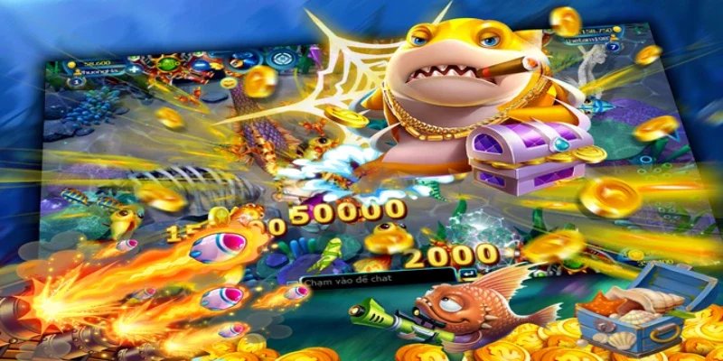 Hệ thống vũ khí đa dạng, đặc sắc trong game bắn cá xèng tại nhà cái